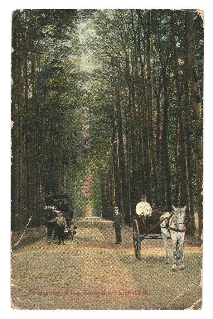 940617	Middachten allee omstreeks Arnhem  Gld 1916