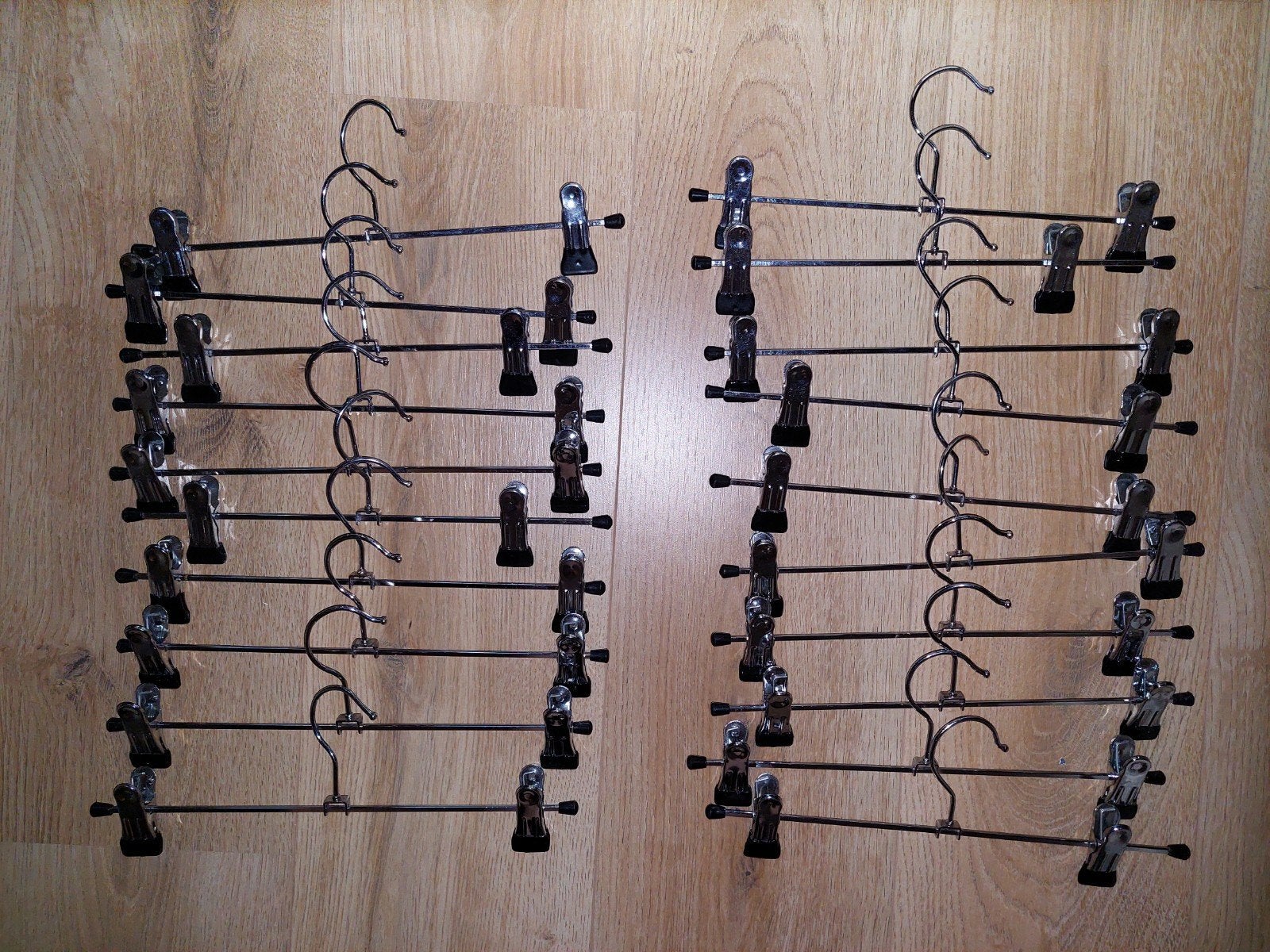 164 metalen kinderkleding hangers 30 cm, Ophalen, ., Zo goed als nieuw, .