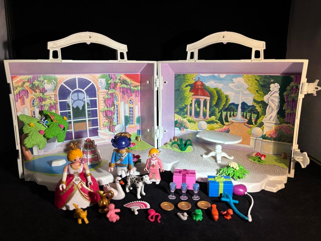 Playmobil prinsessen koffer met accessoires, Ophalen of Verzenden, Zo goed als nieuw