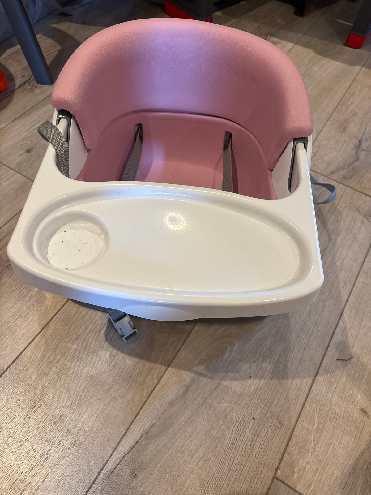 Ingenuity Baby Base 2-in-1 Zitje - Roze, Ophalen, Gebruikt, Meegroeistoel, Aanschuifbaar