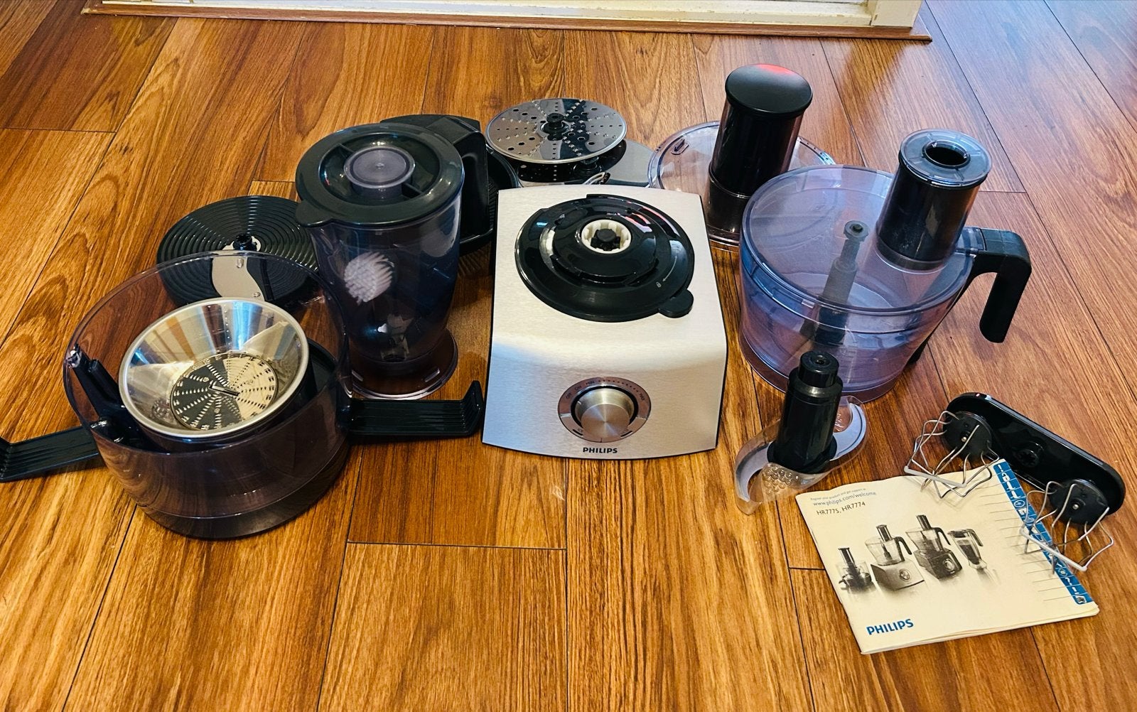 Philips Foodprocessor HR7775/HR7774 - Zo goed als nieuw, Ophalen of Verzenden, Zo goed als nieuw