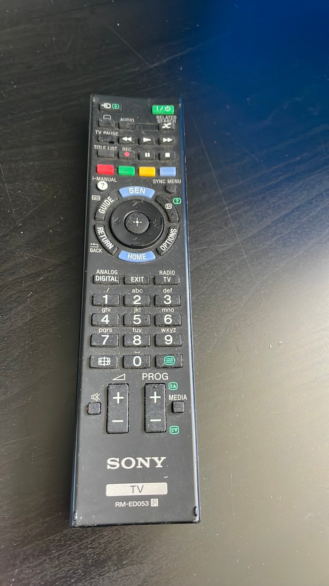Sony RM-ED053 Afstandsbediening voor TV, Ophalen of Verzenden, Gebruikt, Origineel, Tv