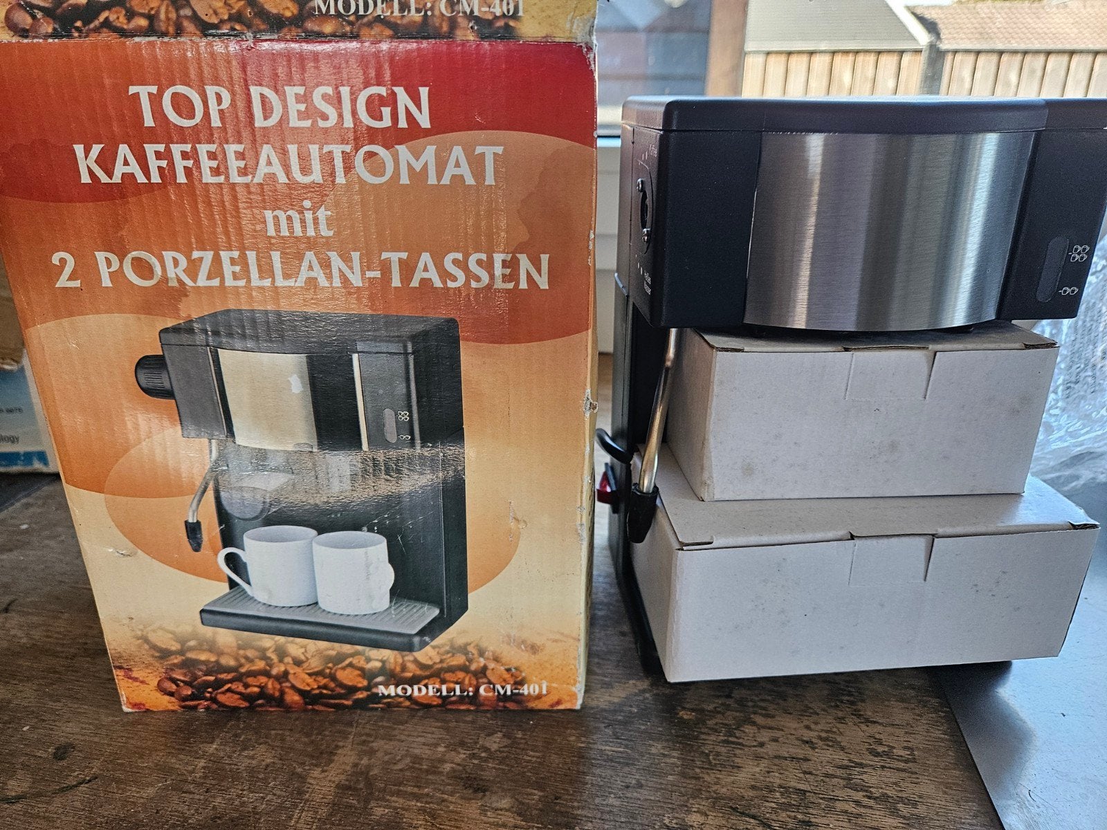Nieuw koffiezetapparaat, 2 tot 4 kopjes, Ophalen of Verzenden, Nieuw, Koffiemachine
