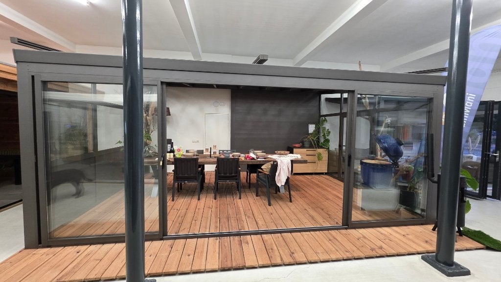 Veranda Brons, Ophalen, Muurkas, Nieuw, Glas