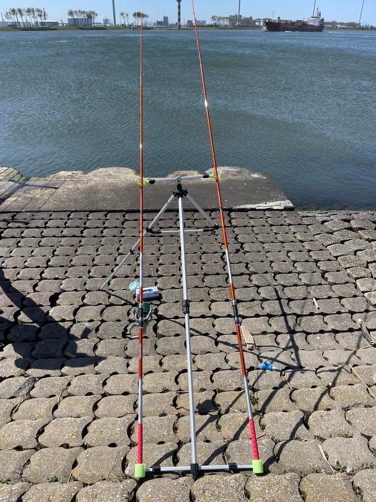 Daiwa Strandvisset te koop, alles in perfecte staat., Ophalen of Verzenden, Zo goed als nieuw
