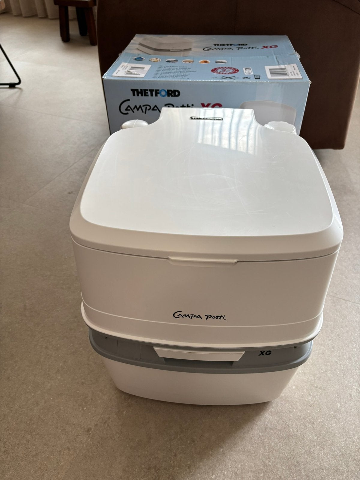 Porta potti XG thetford, Ophalen, Zo goed als nieuw