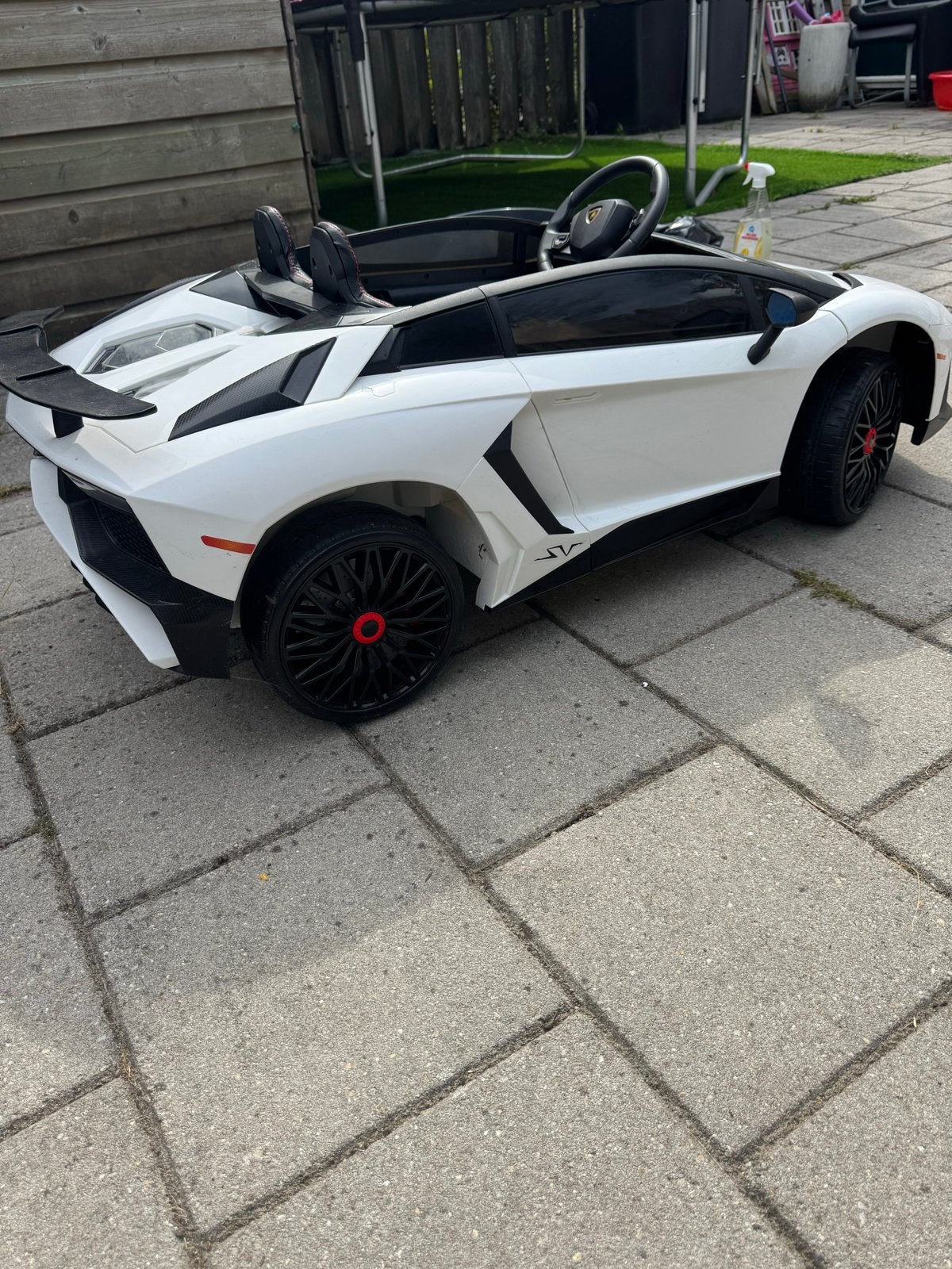 Witte accu auto - Lamborgini, Gebruikt