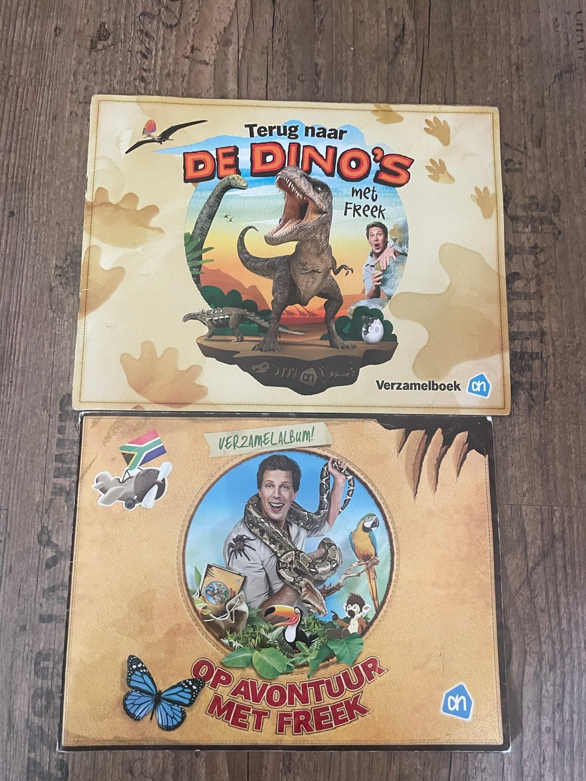 Verzamelalbums Freek Vonk en Dino's (2 stuks), Boeken, Ophalen of Verzenden, Gelezen, Plaatjesalbum