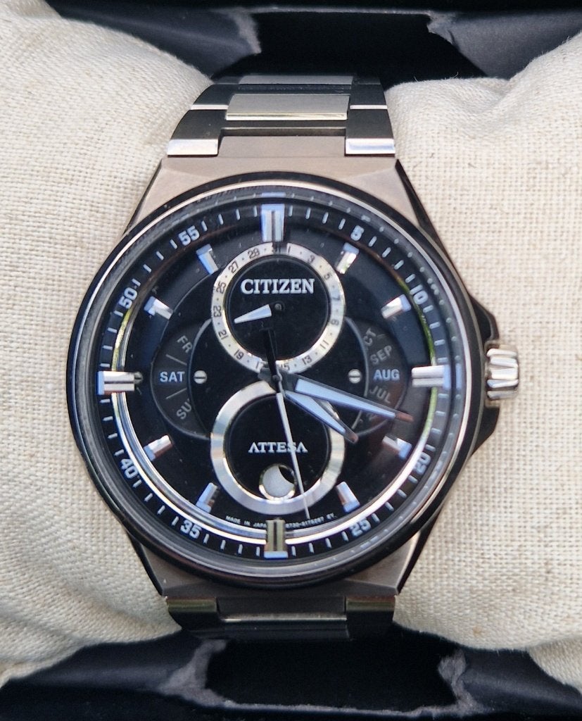 Citizen Attesa Eco-Drive titanium heren horloge BU0060-68E, Sieraden, Tassen en Uiterlijk, Horloges | Heren, Overige materialen