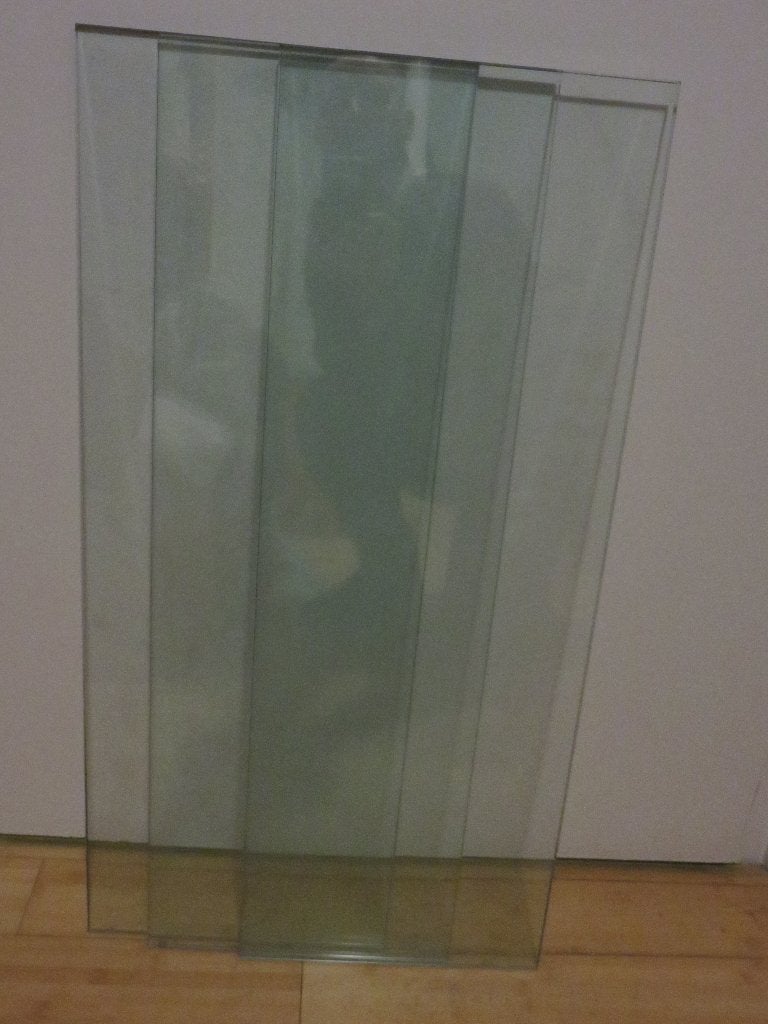 Lundia planken van glas, Ophalen, Gebruikt