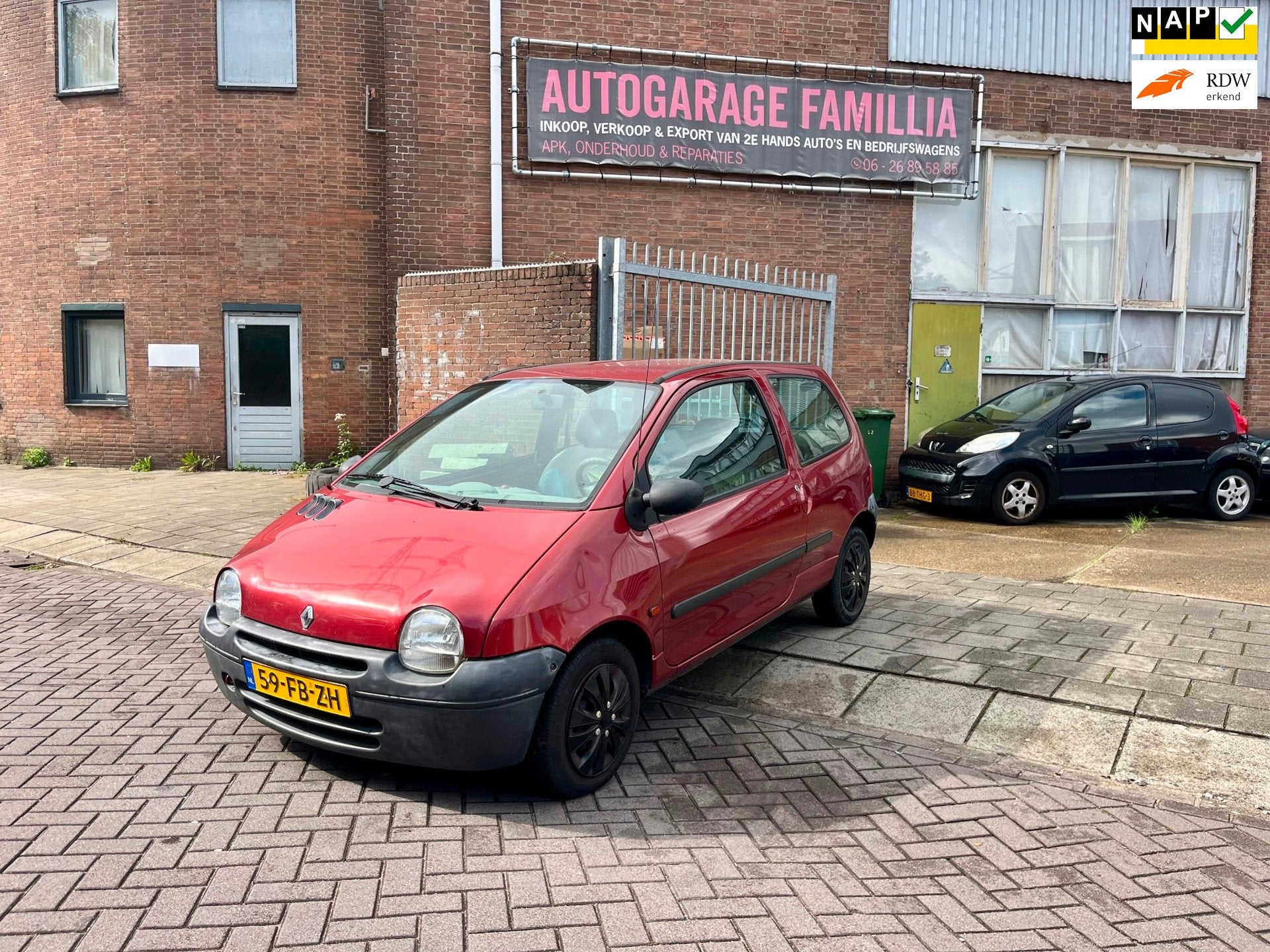 Renault Twingo 1.2, Auto's, 4 cilinders, 4 stoelen, Origineel Nederlands, Bedrijf