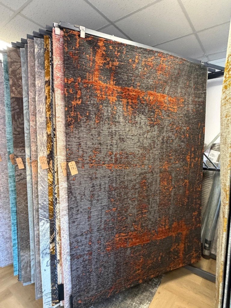 Vloerkleed 155x230cm, Ophalen, Blauw, 150 tot 200 cm, Rechthoekig