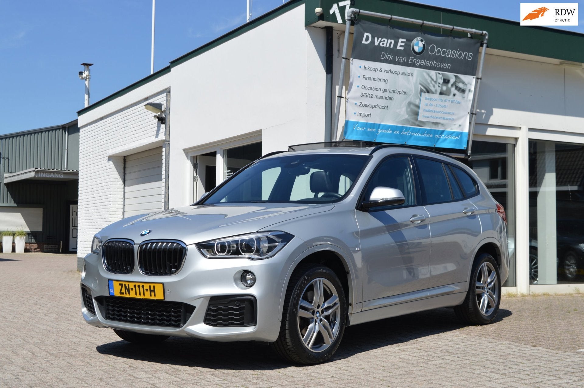 BMW X1 SDrive d High Executive Pano/Headup/Trekhaak/7jr 1 Ei, 4 cilinders, 150 pk, Automatische klimaatregeling, Leder