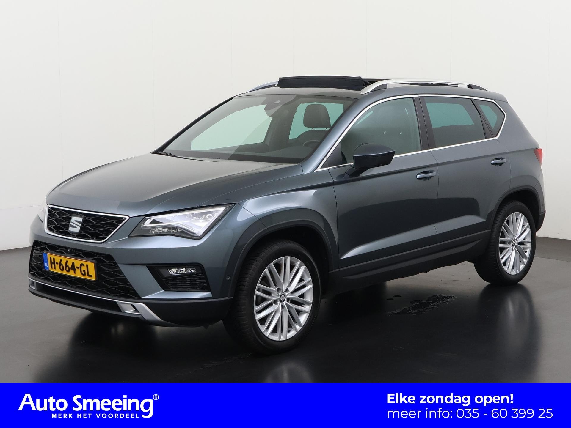 SEAT Ateca 1.5 TSI FR Business Intense | Trekhaak | Panorama, Auto's, Voorwielaandrijving, 4 cilinders, Bedrijf, Handgeschakeld