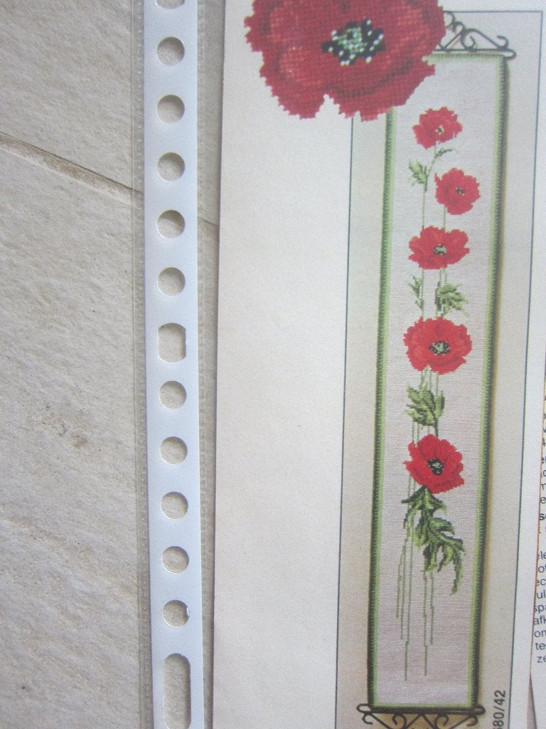 borduurpatroonen KLAPROOS KLAPROZEN PAPAVERS SCHELLEKOORD, Hobby en Vrije tijd, Ophalen of Verzenden, Zo goed als nieuw, Handborduren