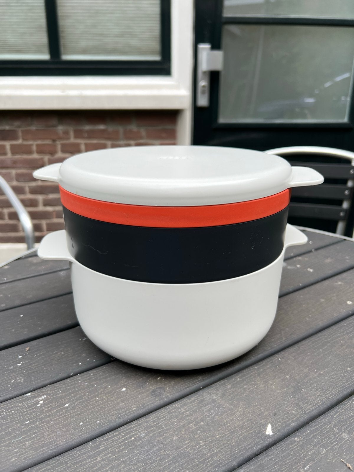 Joseph Joseph M-Cuisine magnetron-kookset 4-delig, Kunststof, Ophalen of Verzenden, Meerkleurig, Overige merken