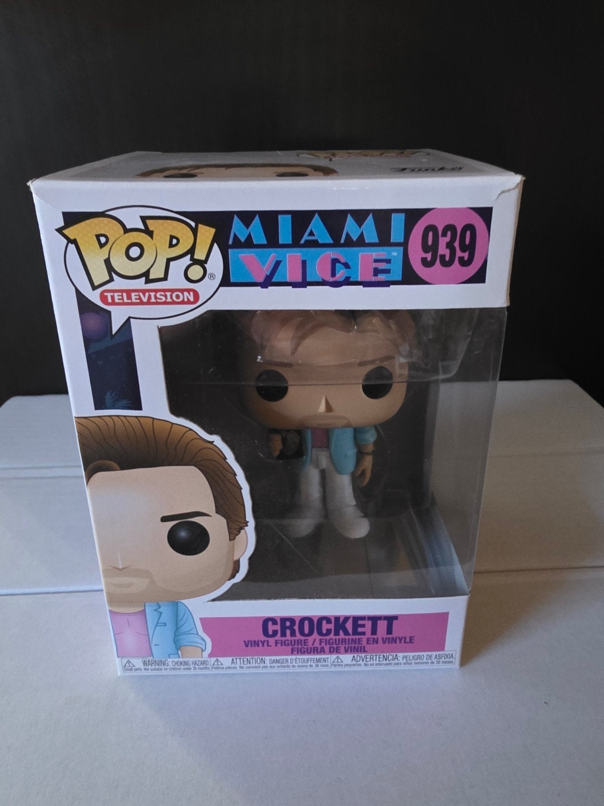 Funko Pop! Miami Vice Crockett #939 - Doos licht beschadigd, Ophalen of Verzenden, Zo goed als nieuw
