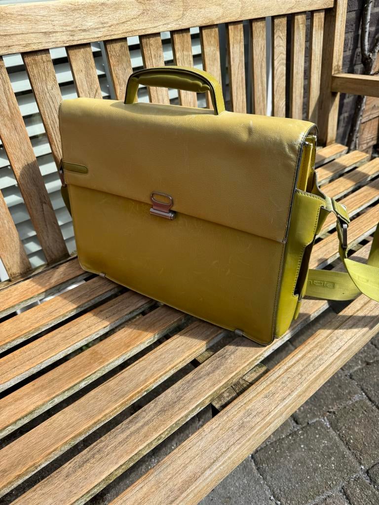 Piquadro Laptoptas - Veel Vakken, Stijlvol & Functioneel, Computers en Software, Laptoptassen, Ophalen of Verzenden, 15 inch, Gebruikt