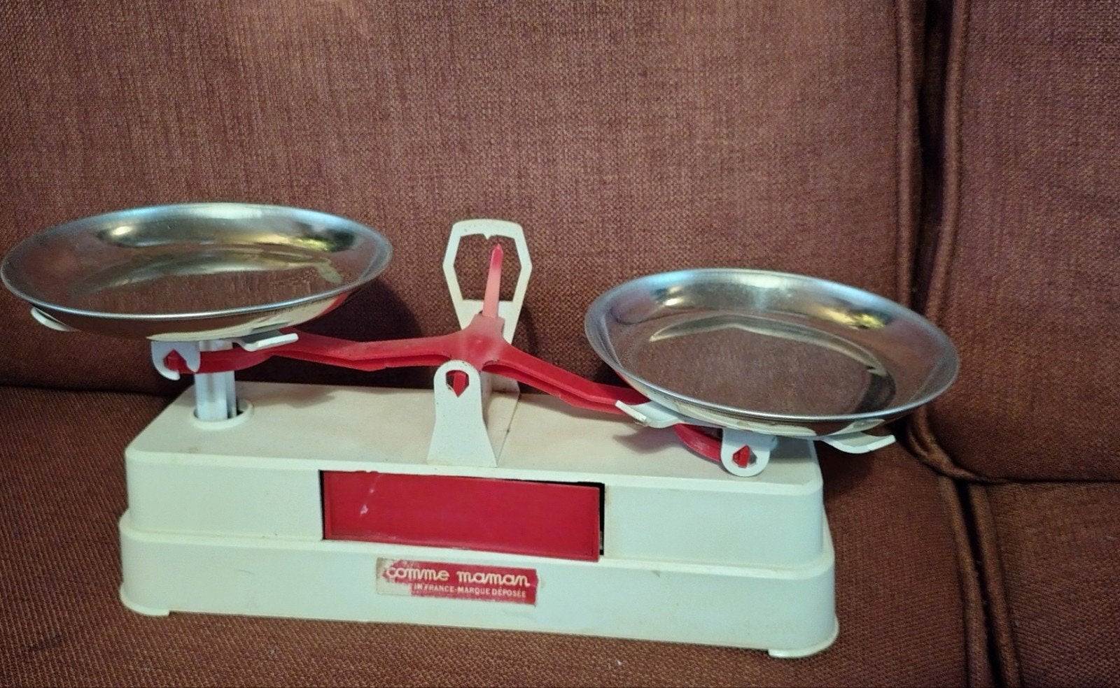 weegschaaltje met gewichtjes, Ophalen of Verzenden