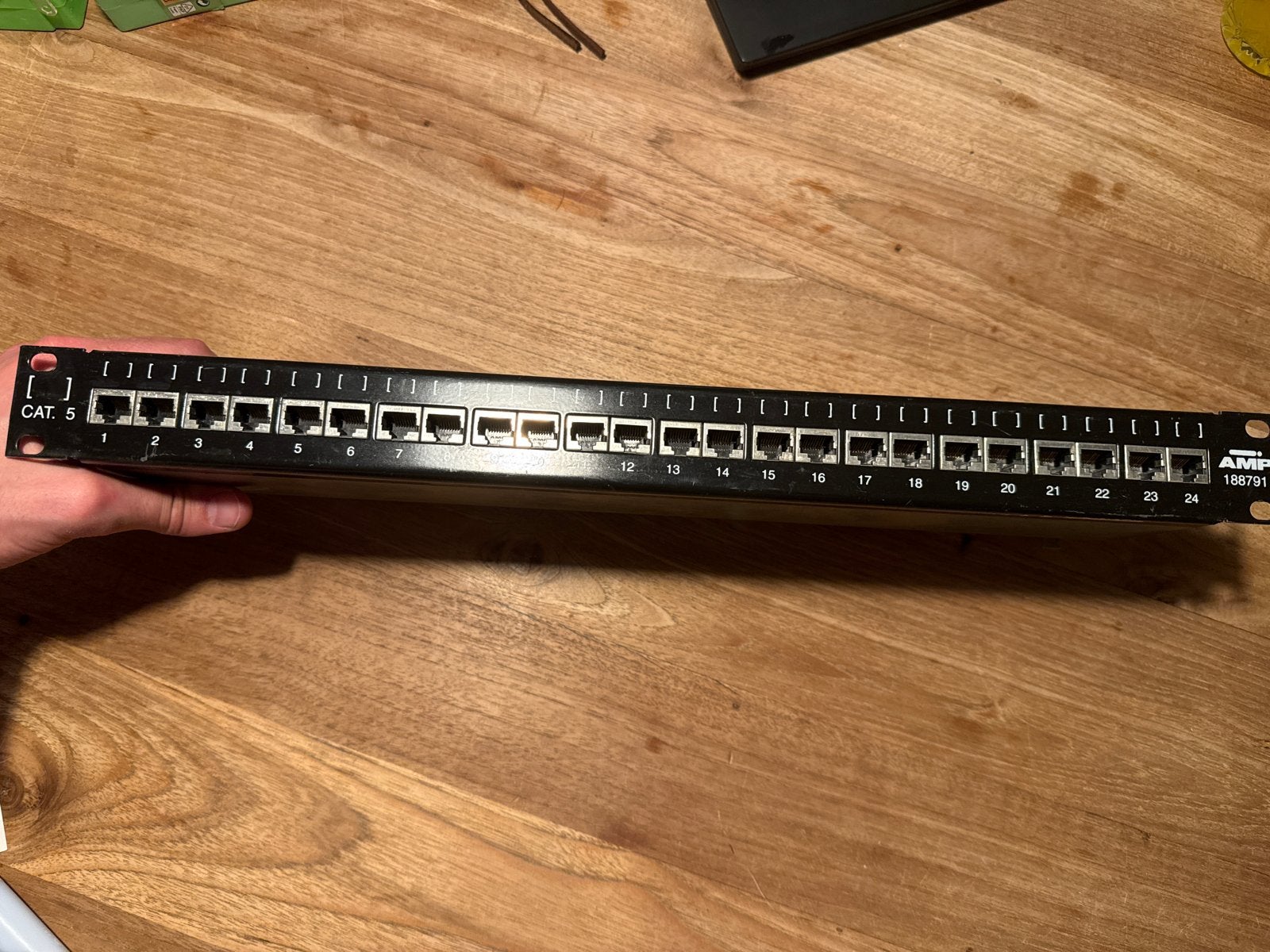 AMP CAT5 Patchpaneel - Oerdegelijk en Betrouwbaar, Ophalen of Verzenden, Gebruikt