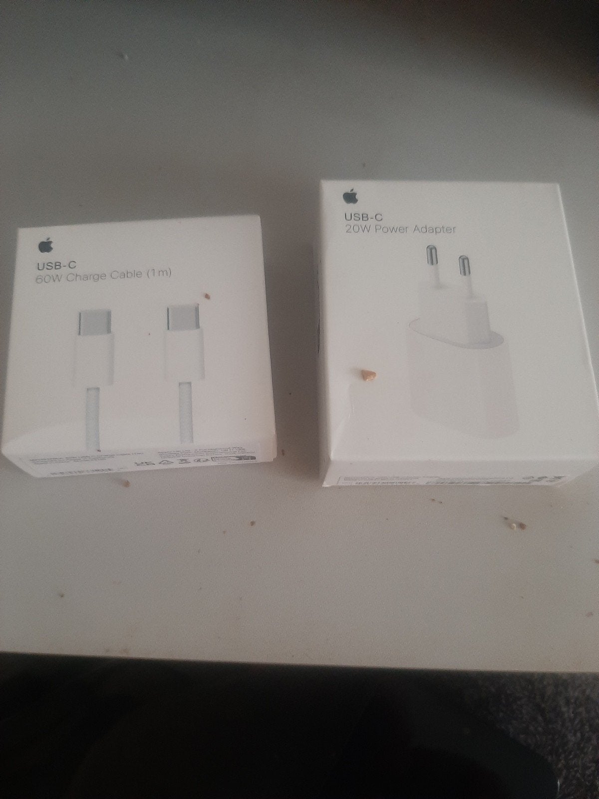 Apple USB-C 20W Power Adapter & 60W Charge Kabel (1m), Telecommunicatie, Mobiele telefoons | Telefoon-opladers, Universeel, USB-C
