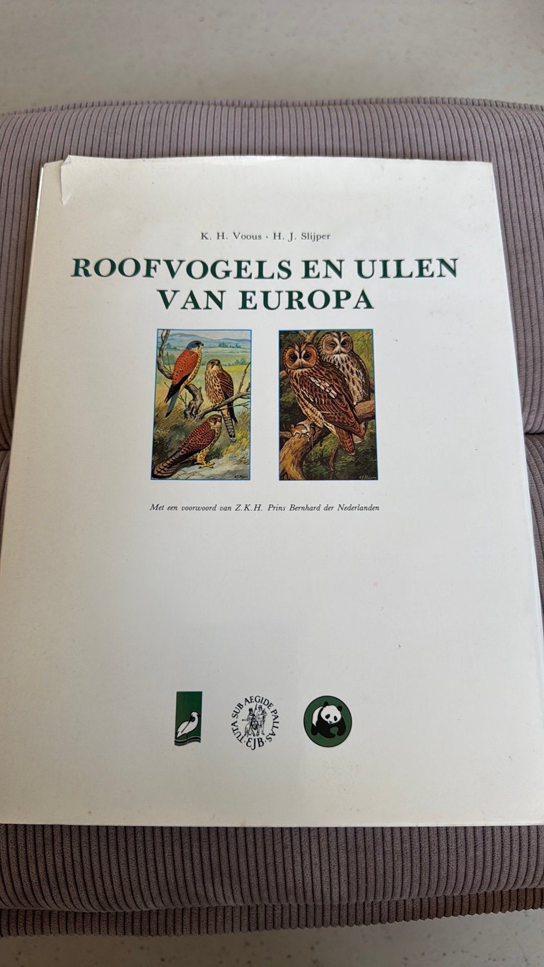 Voous en Slijper Roofvogels en uilen van Europa, Boeken, Ophalen of Verzenden, Zo goed als nieuw, Vogels