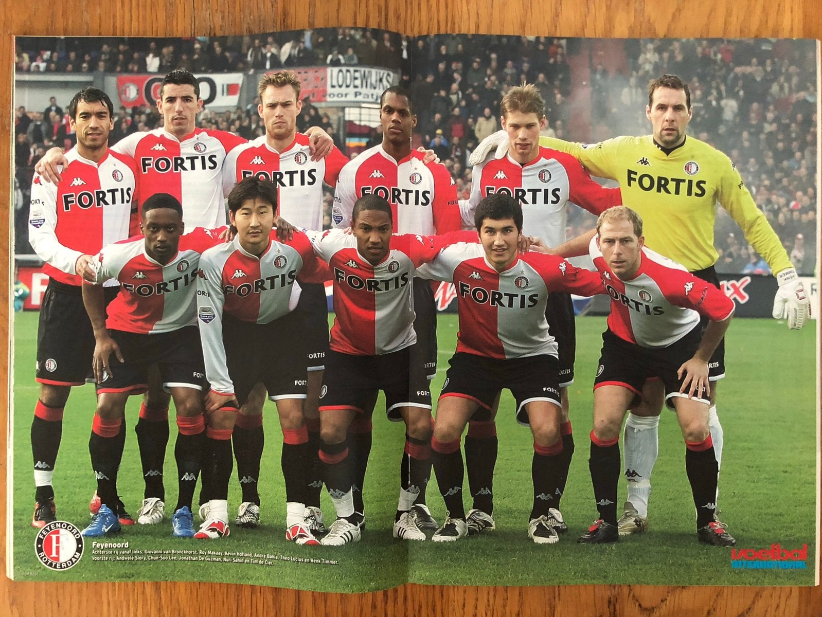 Mooie poster Feyenoord Rotterdam seizoen 2007/2008 - VI, Verzamelen, Sportartikelen en Voetbal, Ophalen of Verzenden, Zo goed als nieuw