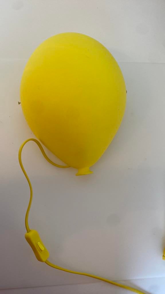 Gele ballon lamp, Ophalen, Zo goed als nieuw