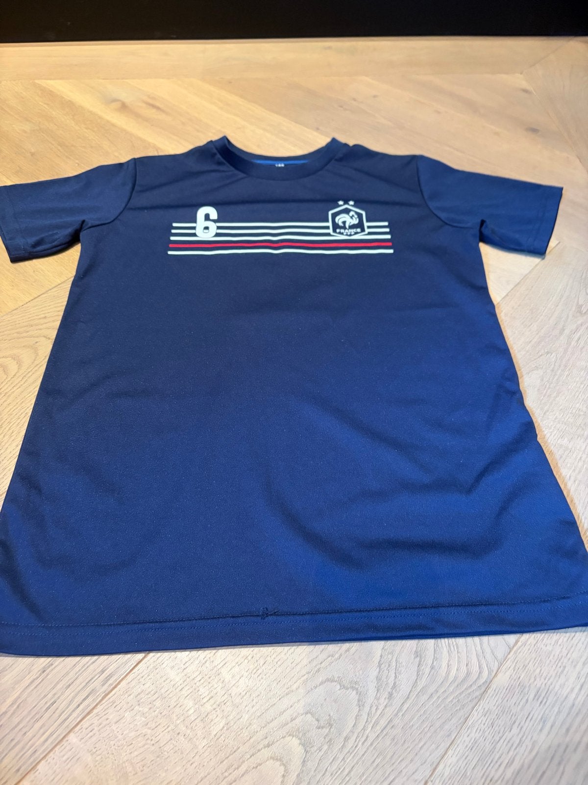 Frankrijk voetbalshirt Pogba #6 - Maat 14A 164, Kinderen en Baby's, Kinderkleding | Overige, Ophalen of Verzenden, Zo goed als nieuw