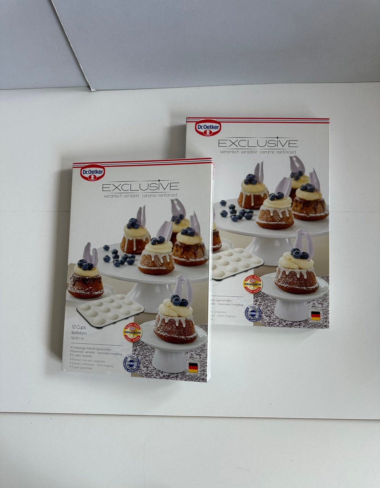 2x Dr. Oetker muffinvorm, cupcakevorm voor 12 stuks, nieuw, Hobby en Vrije tijd, Taarten en Cupcakes maken, Ophalen of Verzenden