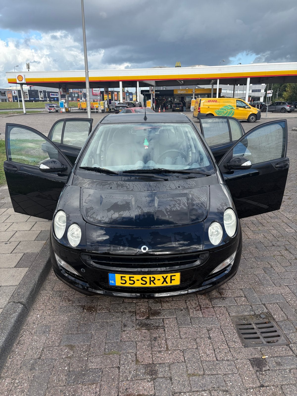 Smart ForFour 1.0 2006 Zwart, Auto's, Smart, Particulier, ForFour, Benzine, B, Hatchback, Handgeschakeld, Origineel Nederlands