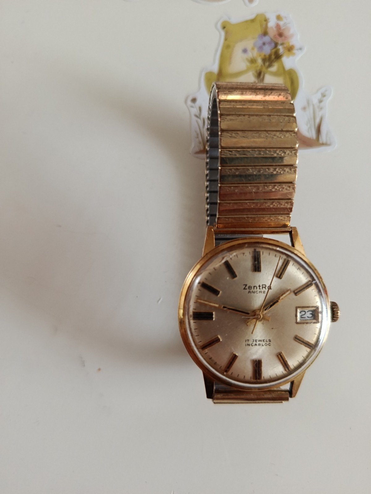 Zentera ANCRE vintage horloge - Loopt goed, Sieraden, Tassen en Uiterlijk, Horloges | Antiek, Ophalen of Verzenden