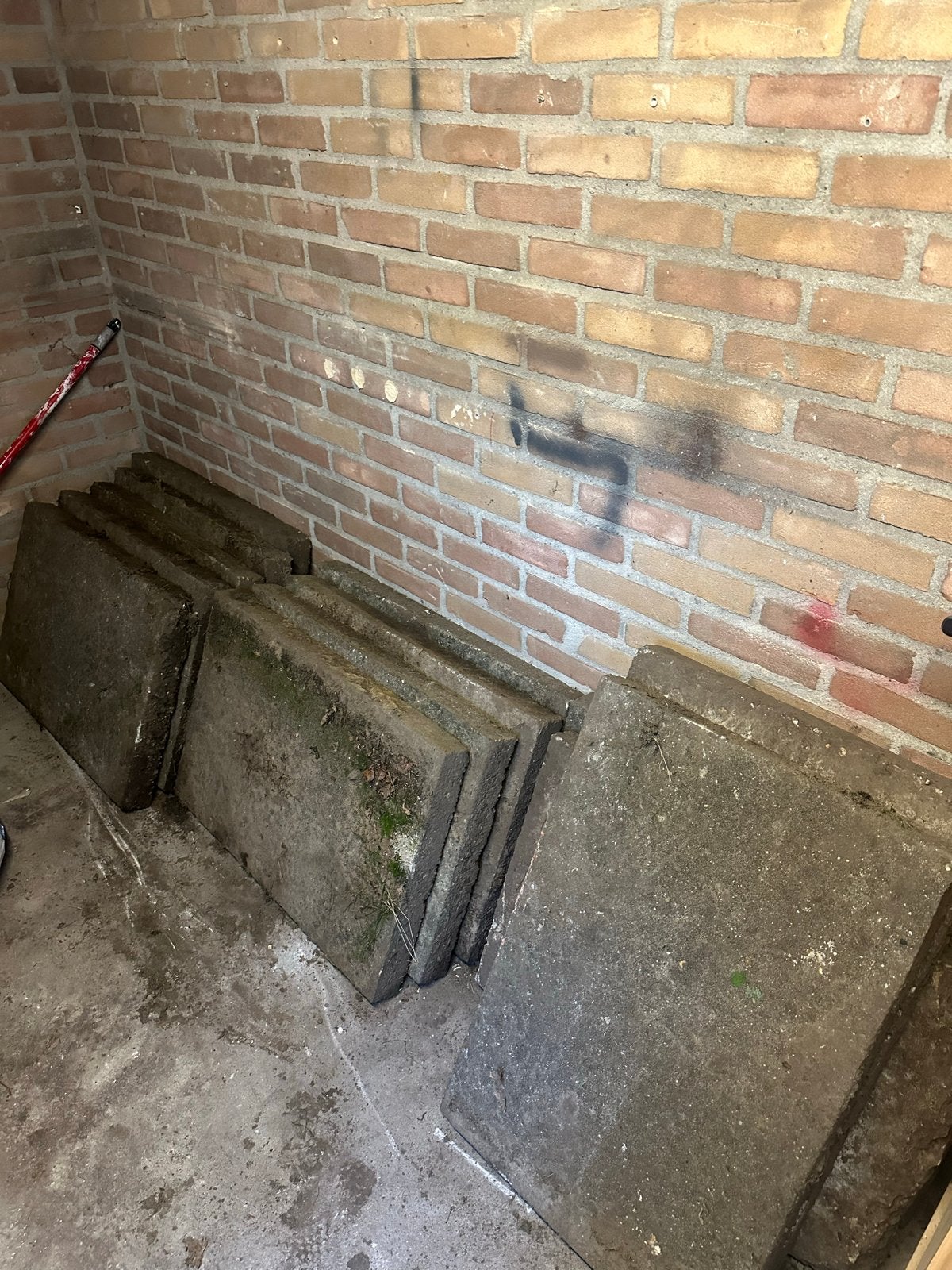 Gebruikte terrastegels - Ideaal voor tuin of pad, Ophalen, Gebruikt, 10 m² of meer, Beton