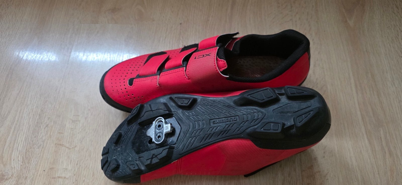 Shimano XC1 fietsschoenen rood - Maat 45, Heren, Schoenen, Overige maten, Ophalen of Verzenden