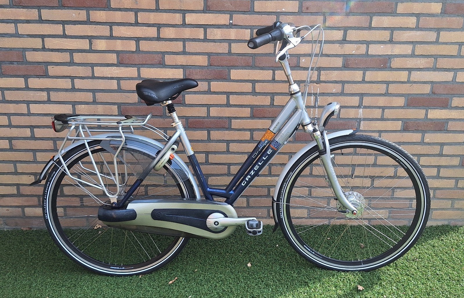 Gazelle Orange D49cm, 8 versnellingen, naafdynamo, Ophalen, Gebruikt, 47 tot 50 cm, Versnellingen