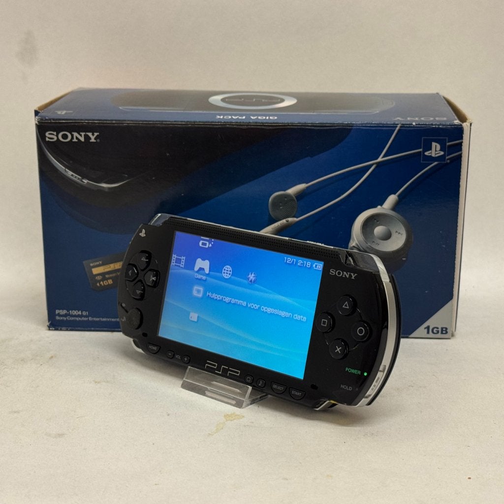 Sony Playstation Portable 1000 1GB Giga Pack (Complete), Spelcomputers en Games, Spelcomputers | Sony PSP, Sony, Zo goed als nieuw