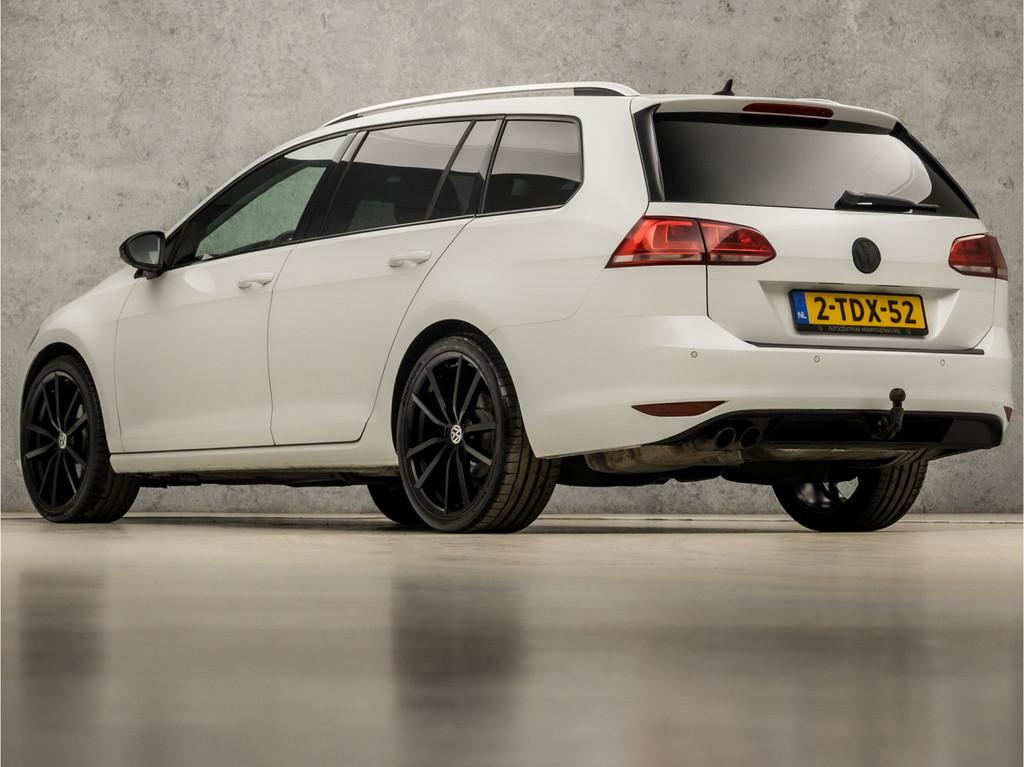 Volkswagen Golf Variant 1.4 TSI Highline (NAVIGATIE, CLIMATE, Gebruikt, Zwart, 4 cilinders, Leder en Stof