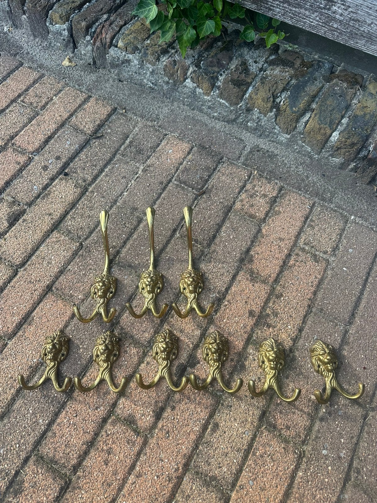 9 Vintage kapstokhaken, Ophalen