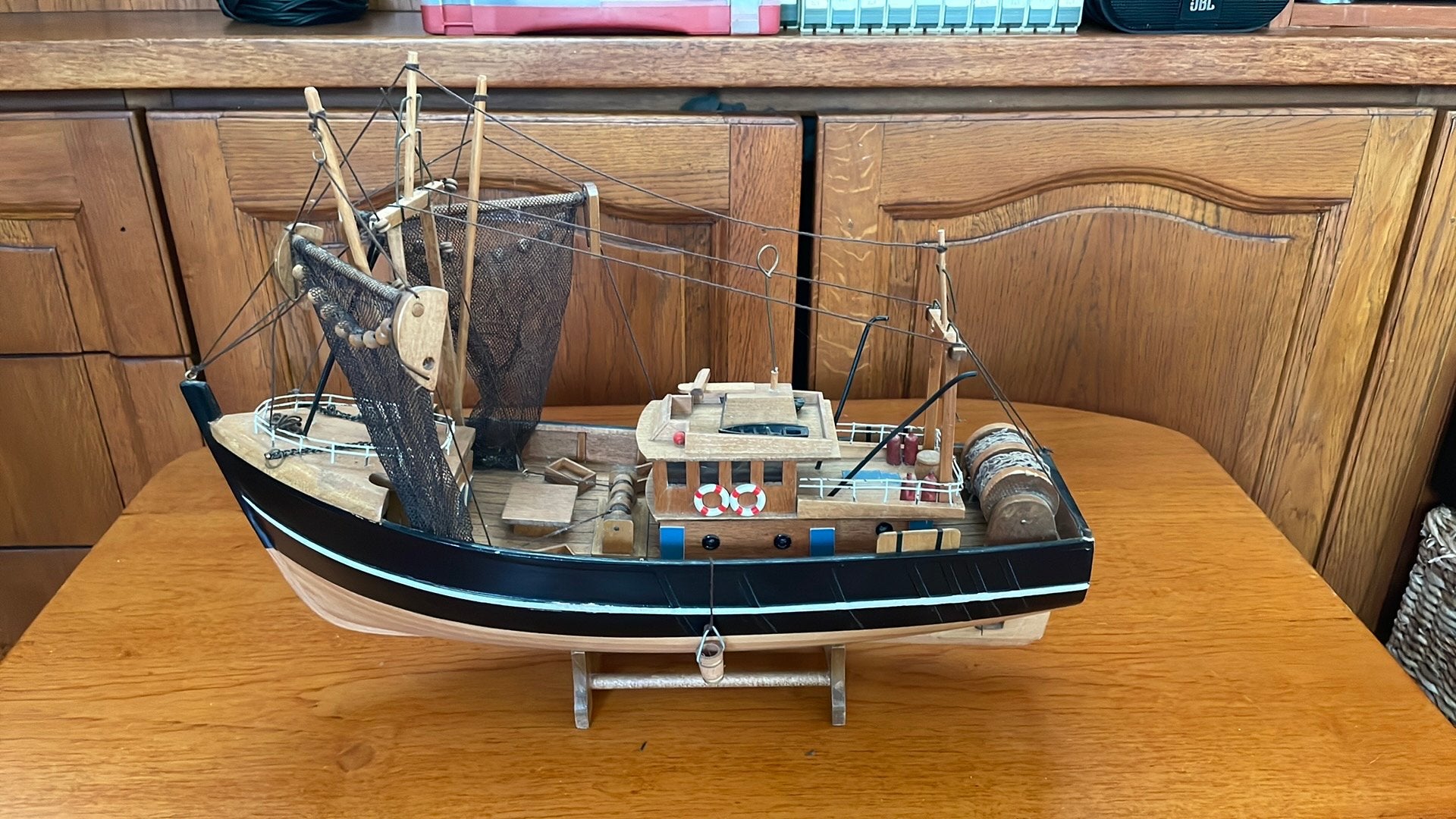 Modelbootje decoratie, Hobby en Vrije tijd, Modelbouw | Boten en Schepen, Ophalen, Zo goed als nieuw