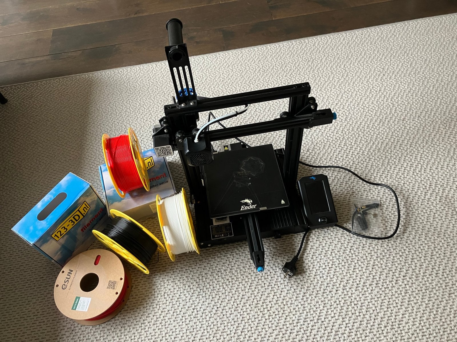 Creality Ender 3 3D-printer met filament, Ophalen, Gebruikt, Filament
