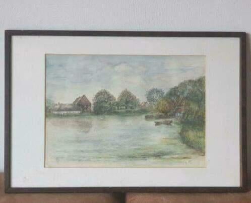 Orig Tekening Holl Landschap Pleun van Schayk-Starrenburg, Ophalen