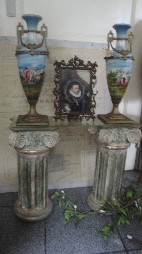 2 hogere zuiltjes house of baroque, Ophalen of Verzenden