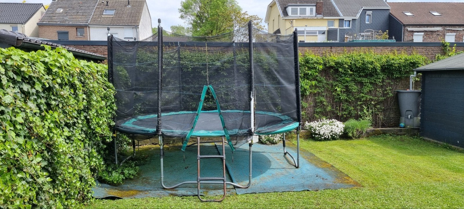 Van Cranenbroek Trampoline met Veiligheidsnet, Ophalen, Gebruikt