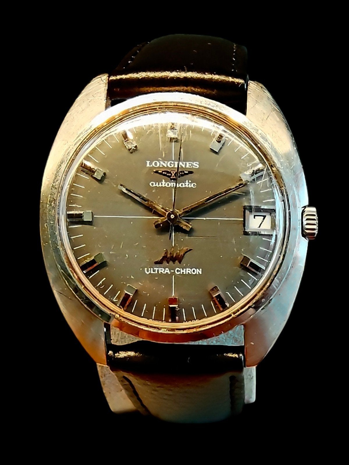 Longines automatic Ultra-Chron horloge, Ophalen of Verzenden