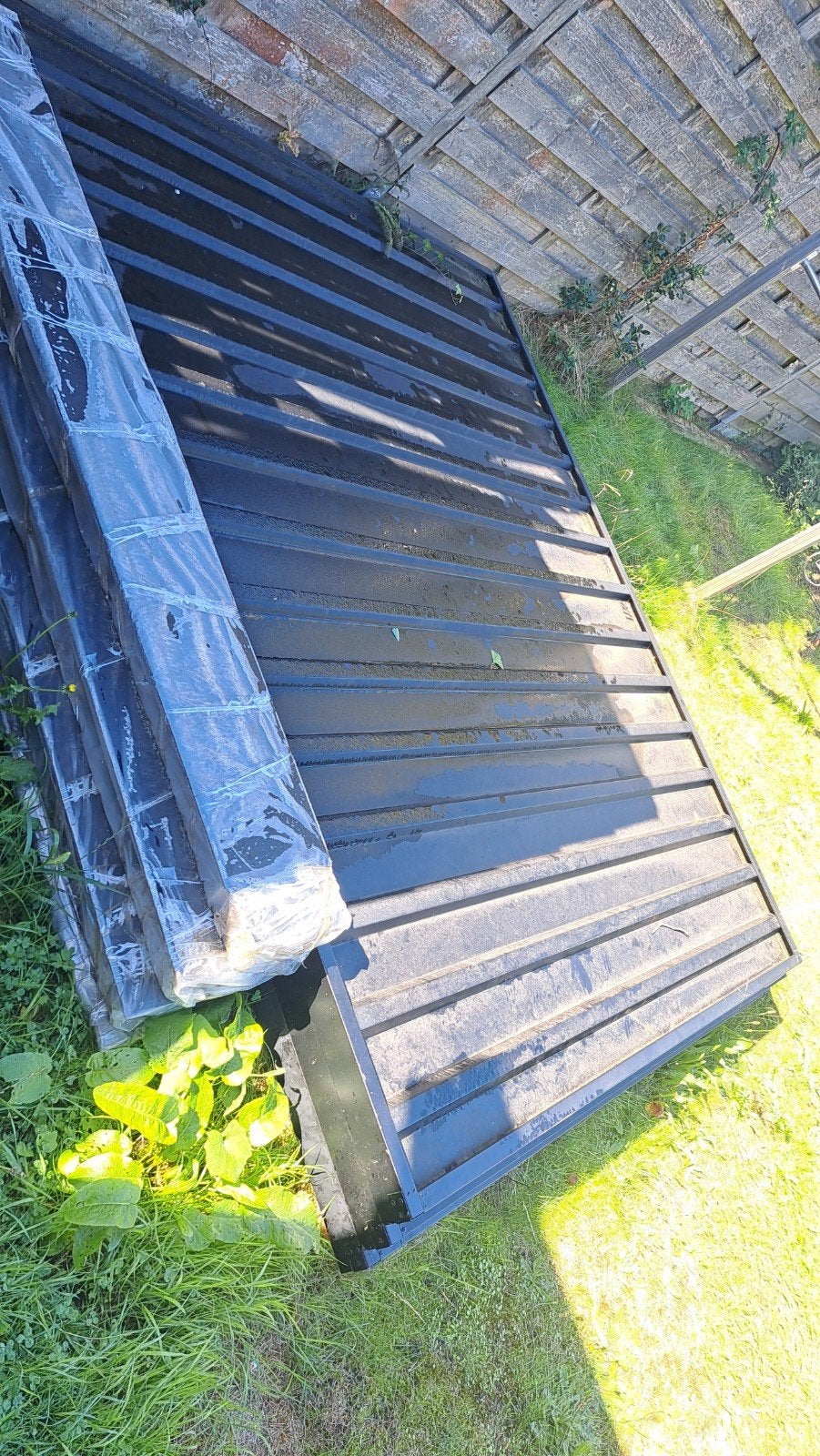 Geisoleerde dakplaten containerunit 3x6m, Ophalen