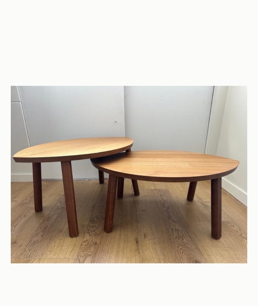 Ikea stockholm salon tafeltjes, Ophalen, 50 tot 100 cm, Rond, 50 tot 100 cm