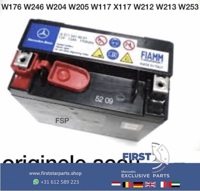 BACKUP ACCU W176 W246 W117 W156 W204 W205 W212 W213 W253 W16, Gebruikt, -, Ophalen of Verzenden, -