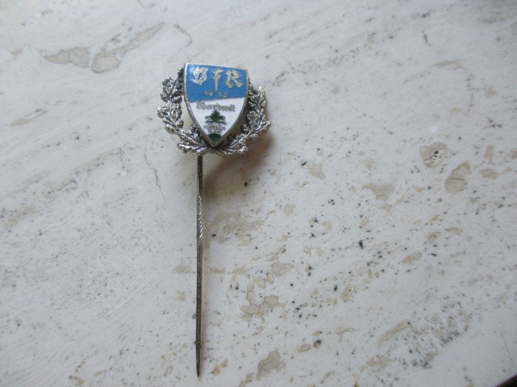 VfR Murrhardt 1923 voetbalspeldje maker B.H Mayer, Verzenden, Landmacht, Duitsland, Embleem of Badge