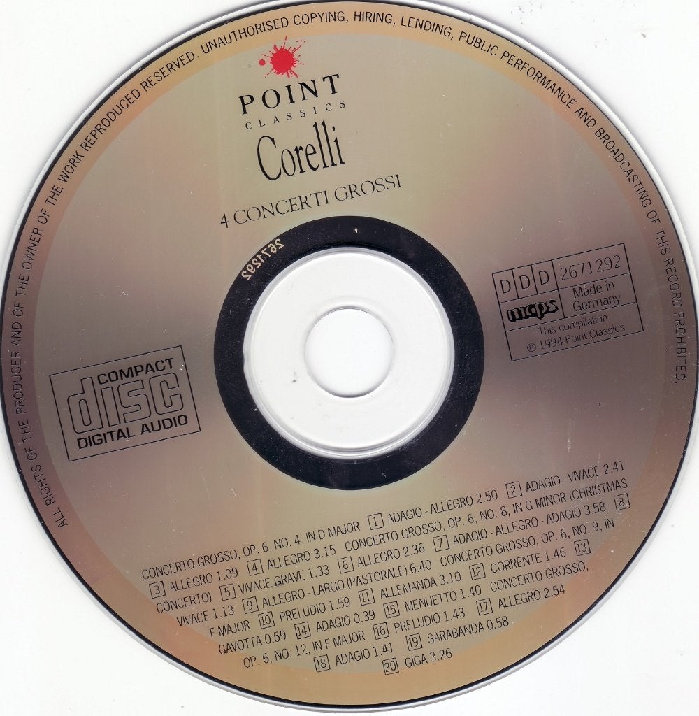 CD - A. Corelli - 4 Concerti Grossi - 1994, Ophalen of Verzenden, Zo goed als nieuw, Orkest of Ballet, Barok