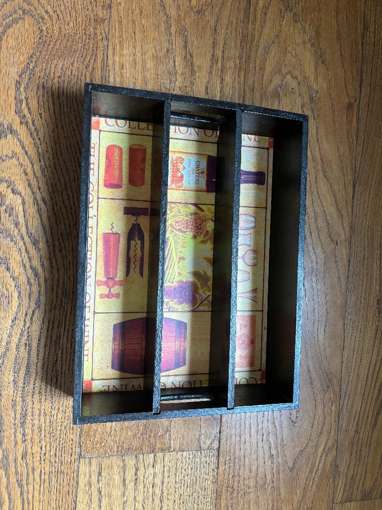 Dienblad, Ophalen of Verzenden, Zo goed als nieuw, Rechthoekig, Hout